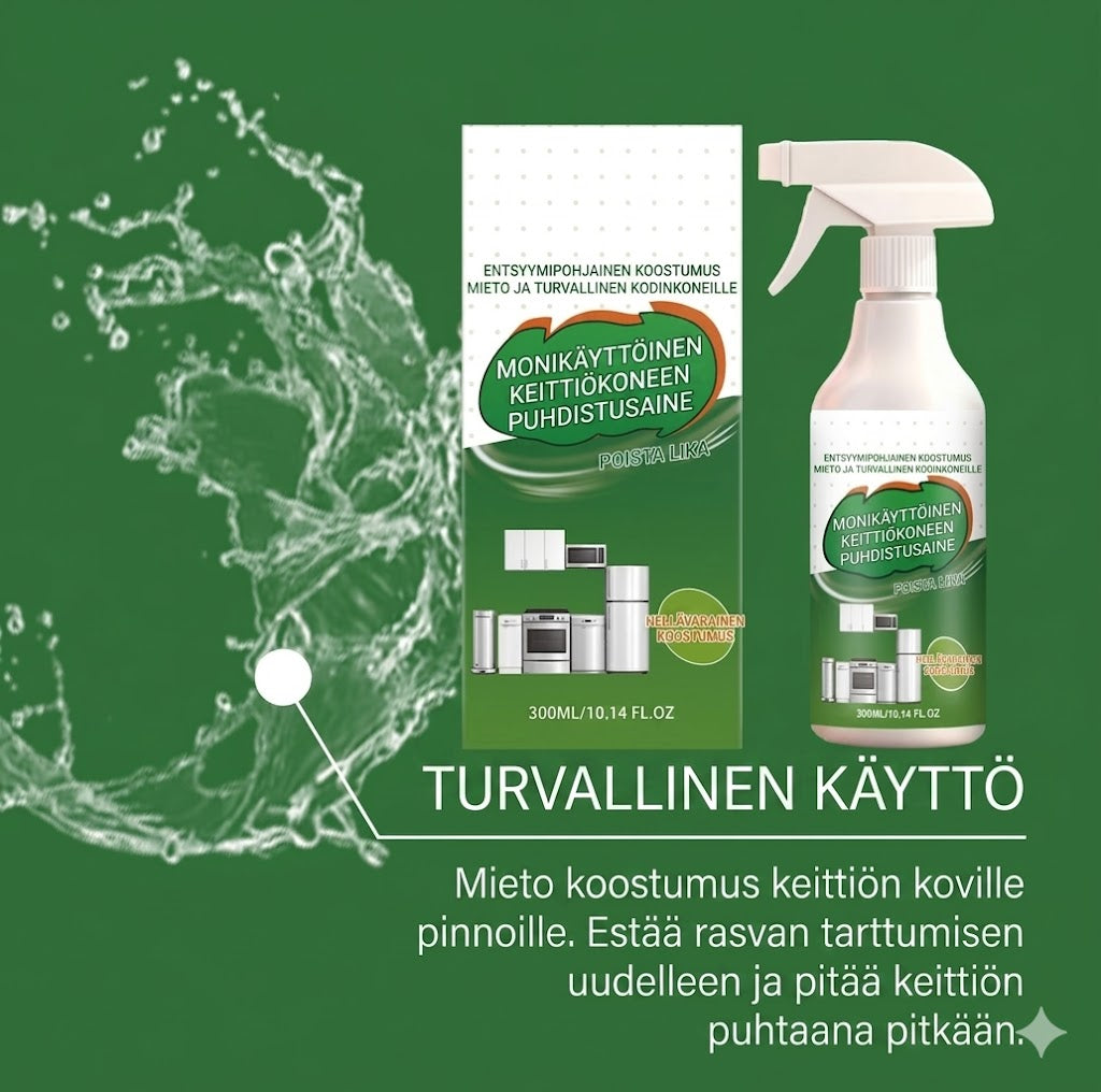Monitoiminen entsymaattinen vaahtopuhdistusaine – Tehokas tahranpoistaja