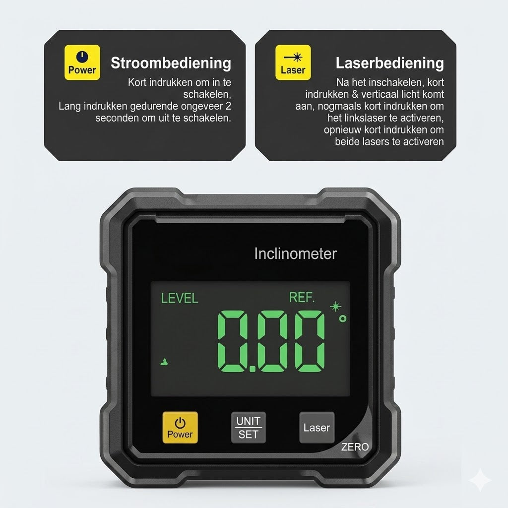 Digitaalinen magneettinen laserkulmamittari