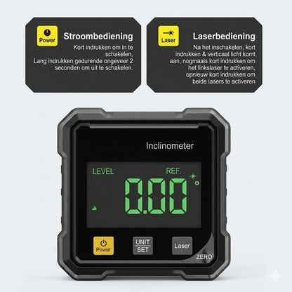 Digitaalinen magneettinen laserkulmamittari