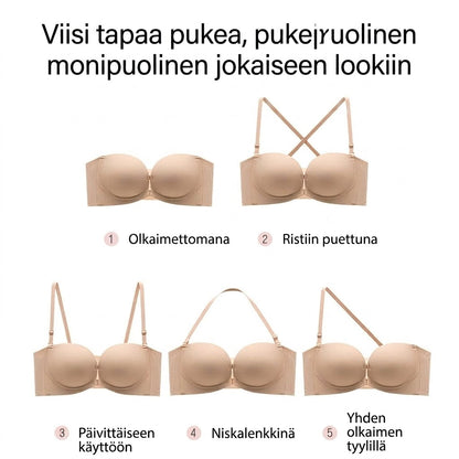 Push-up-rintaliivit etukiinnityksellä
