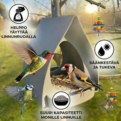 Hanging lintulauta – Suuri kapasiteetti, ihanteellinen puutarhaan ja parvekkeelle