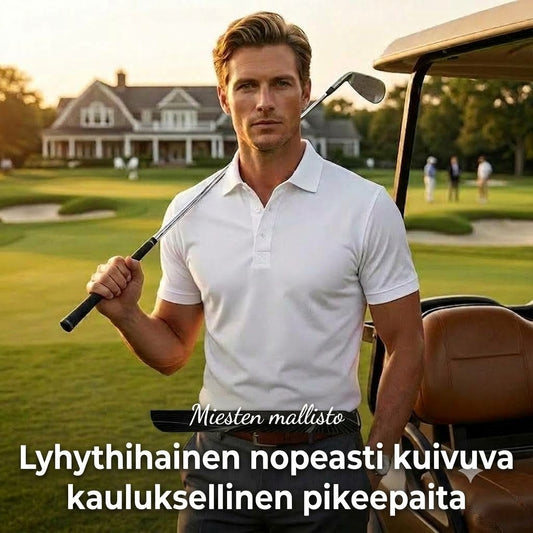 Miesten lyhythihainen pikeepaita – Sport & Slim Fit
