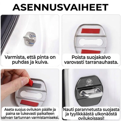 Ylellinen auton ovenlukon suojapehmuste | 4 kpl:n pakkaus