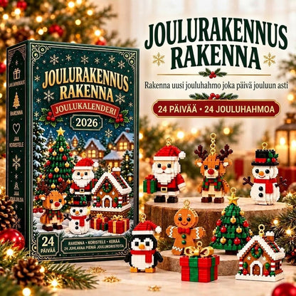 Joulurakentelu – Rakenna uusi jouluaiheinen hahmo joka päivä jouluaattoon asti