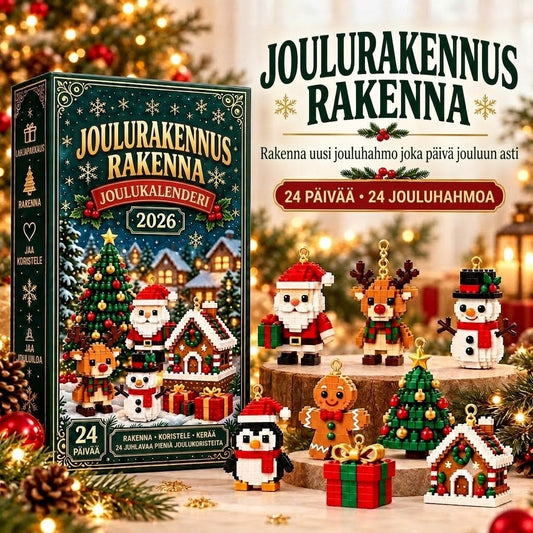 Joulurakentelu – Rakenna uusi jouluaiheinen hahmo joka päivä jouluaattoon asti