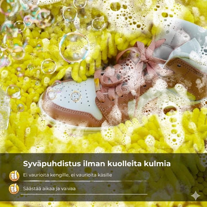 Mikrokuituinen pesupussi kengille – Pehmeä ja tehokas – Optimaalinen suoja kengille ja pesukoneelle