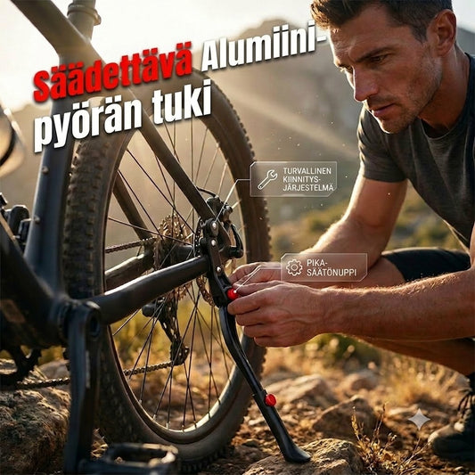 🚲 Säädettävä polkupyörän seisontatuki | Sopii 24–29 tuuman polkupyörille
