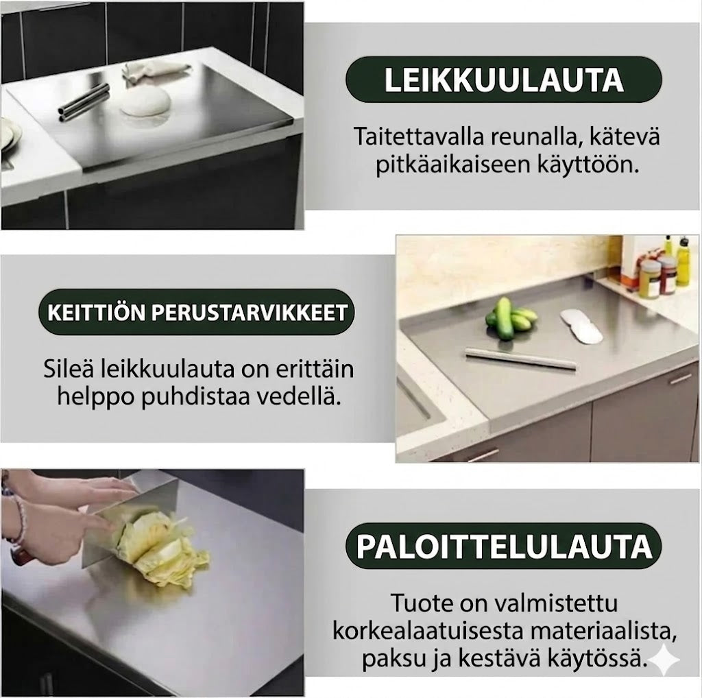 RST-leikkuulauta keittiötasolle