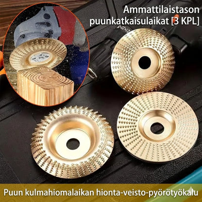 ⚙️ Hiomalaikat puuntyöstöön – Nopeasti leikkaavat, terävät ja kestävät, sopivat kulmahiomakoneisiin