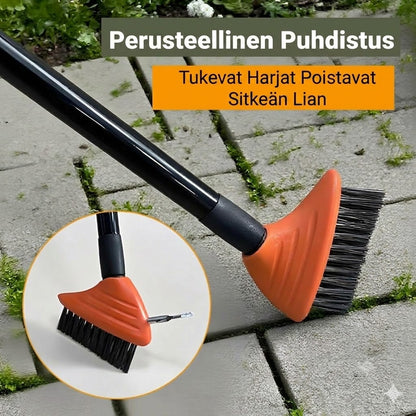 🧹Saumaharjasetti laatoille – 3-in-1 puutarhatyökalu terassille ja ajotielle