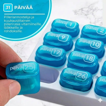 Kuukauden pillerirasia 31 päivää