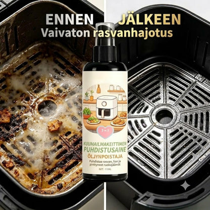 2-in-1-airfryer-puhdistusaine & rasvanpoistosuihke