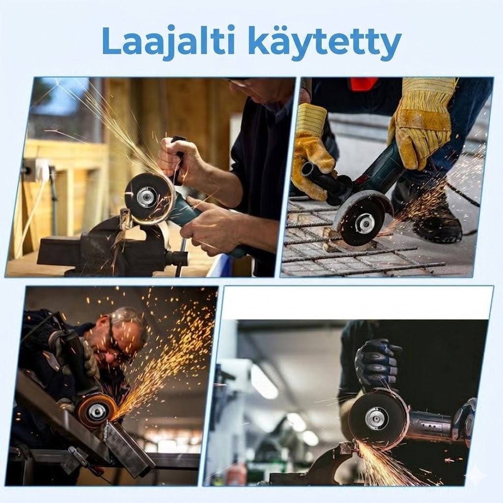 Laippamutteri kulmahiomakoneeseen
