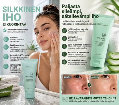 Kuorintageeli yrttiuutteilla