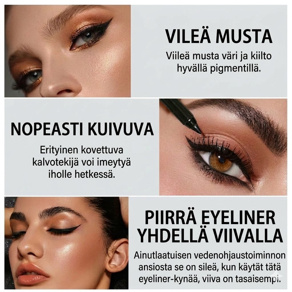 14-osainen vedenpitävä värillinen geelisilmänrajauskynäsetti 👁️🌈✏️