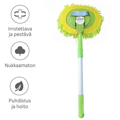 Teleskooppinen autonpesumoppi