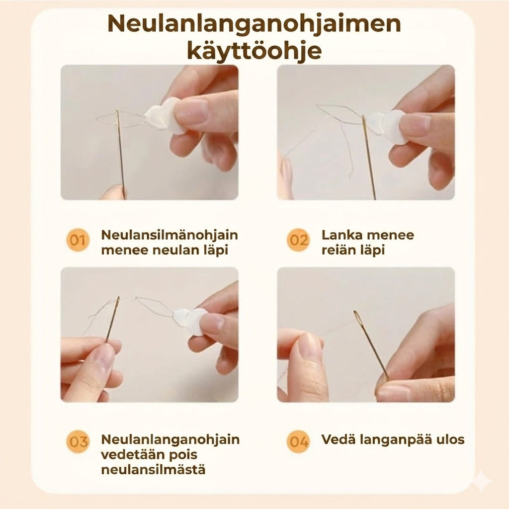 Kaksikerroksinen magneettinen ompelusetti – Ylellinen ompelulaatikko langalla ja neuloilla