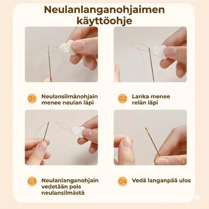 Kaksikerroksinen magneettinen ompelusetti – Ylellinen ompelulaatikko langalla ja neuloilla
