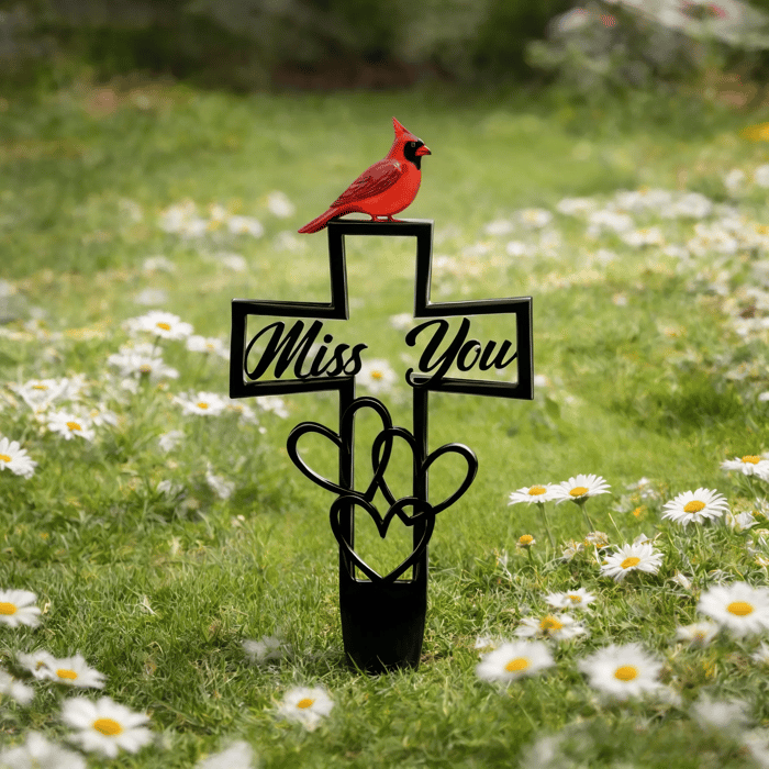 🐦💖 Metallinen muistolaatta hautausmaalle ✝️