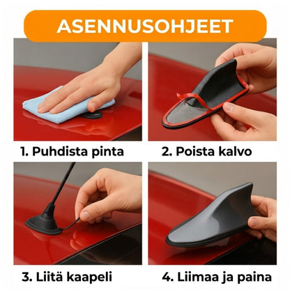 Hainevä auton antennivahvistin - Parannettu radiovastaanotto