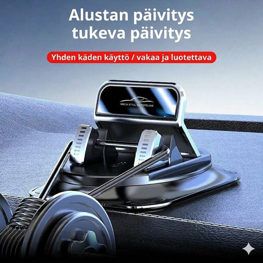 360° pyörivä auton navigointiteline