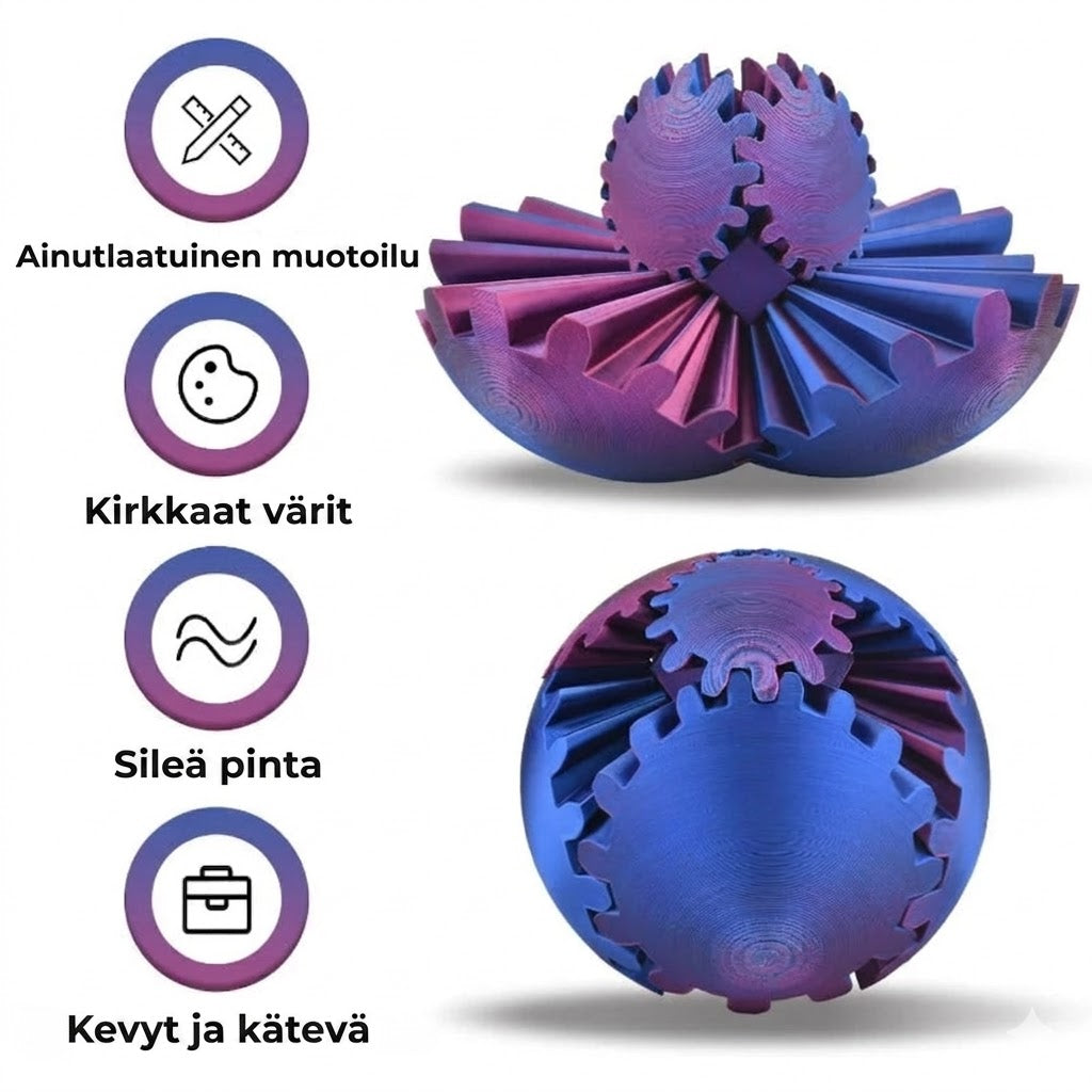 Fidget-rataspallo - Stressinlievitys ja keskittyminen