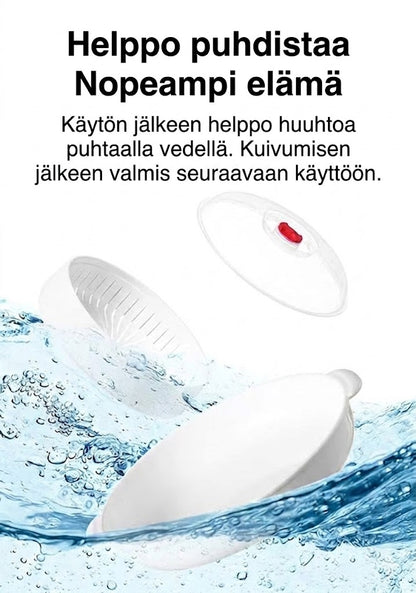 Monitoiminen mikroaaltouunihöyrykeitin - Lämpimänäpitotoiminnolla - Terveellistä ruoanlaittoa & höyrytystä