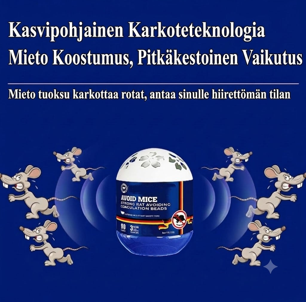 Kasvipohjainen hiirenkarkotgeeli – Soveltuu sisäkäyttöön