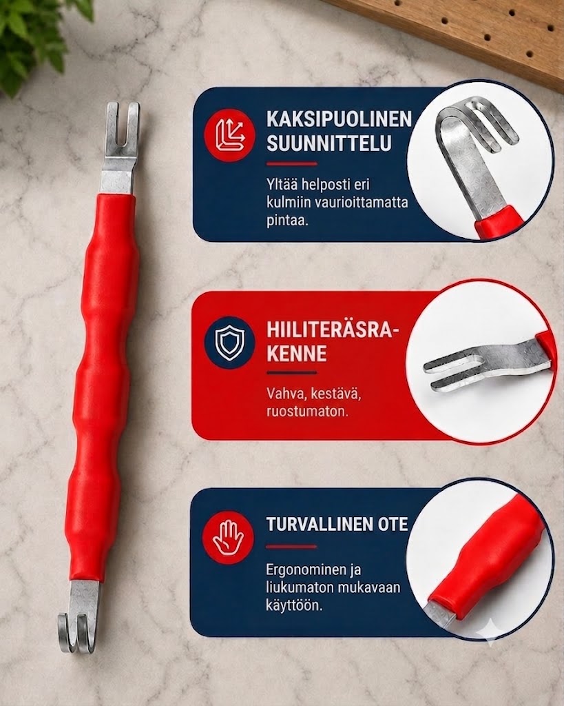 ProReach 5-osainen pihdisetti sähköliittimien irrotukseen – Erikoistyökalu auto- ja sähkötöihin