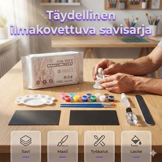 Ilmakuivuva savisetti