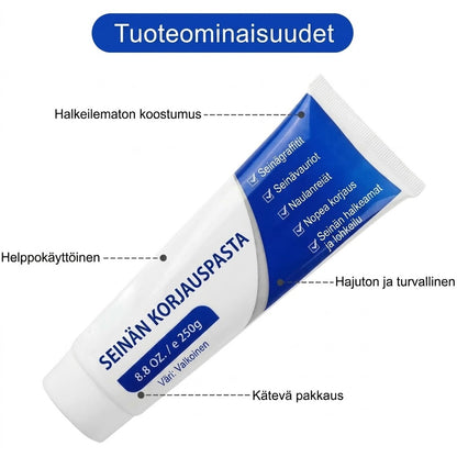 Seinätasoite Valkoinen - 250g - Korjauspasta rei’ille ja halkeamille