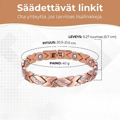 Magneettinen kupariranneke