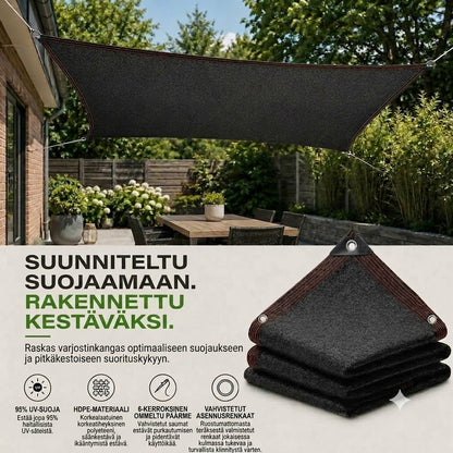 SunChill™ | Premium HDPE -aurinkopurje viileään varjoon ja UV-suojaukseen