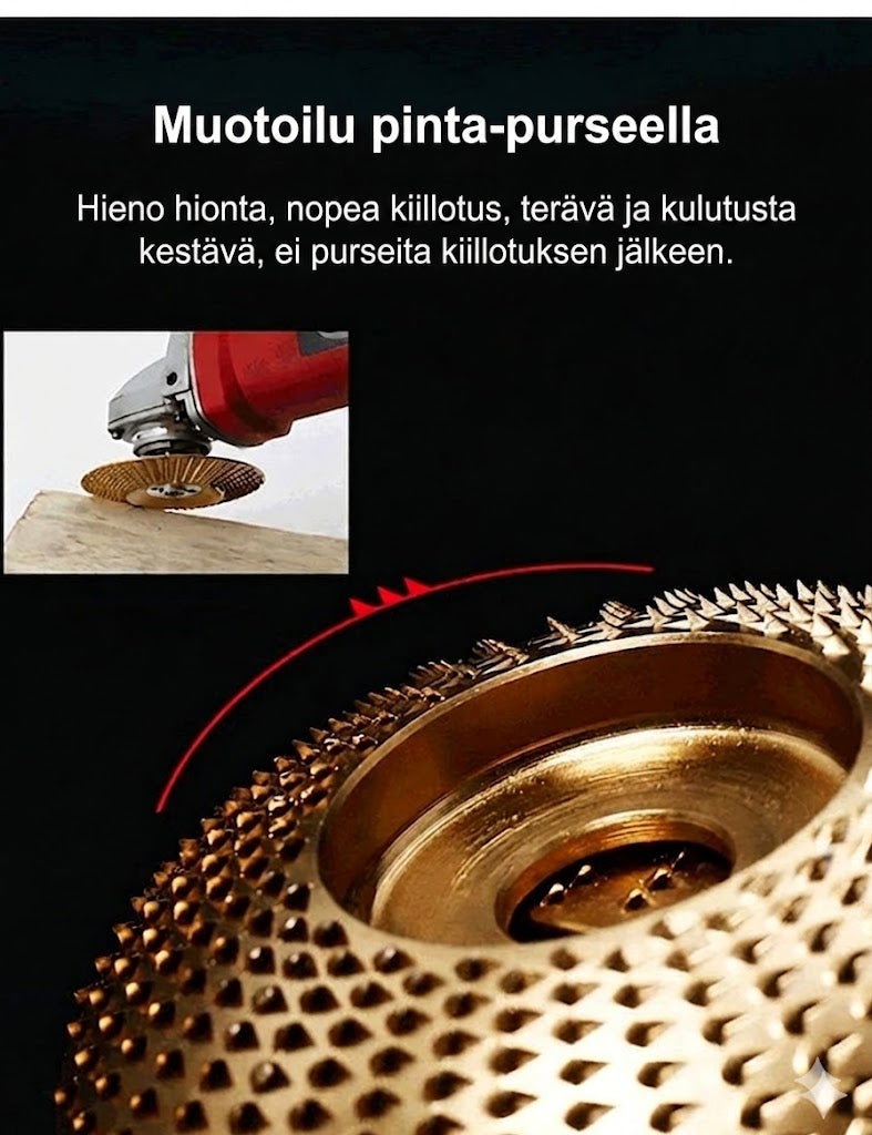 ⚙️ Hiomalaikat puuntyöstöön – Nopeasti leikkaavat, terävät ja kestävät, sopivat kulmahiomakoneisiin