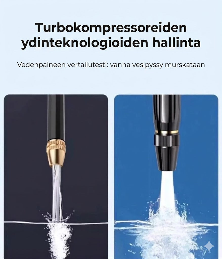 Painepesurin lisävarusteet