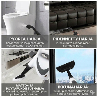 Höyrypesuri – Tehokas käsinhöyrypesuri syväpuhdistukseen
