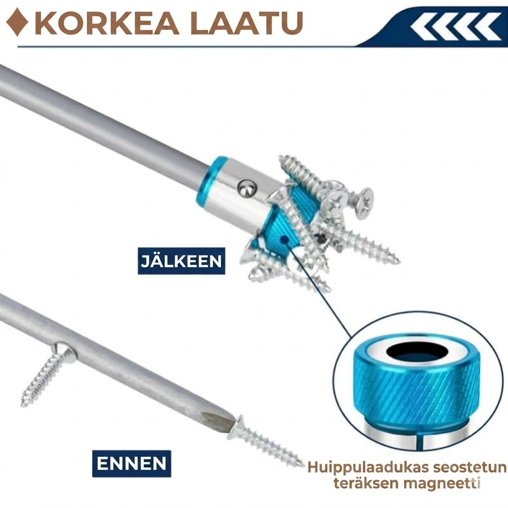Universaali magneettirengas ruuvauskärjille – 3 kappaleen setti