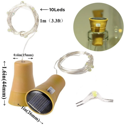 LED-korkkivalosarja pulloon DIY – Tunnelmallinen lankavalaistus koristeluun