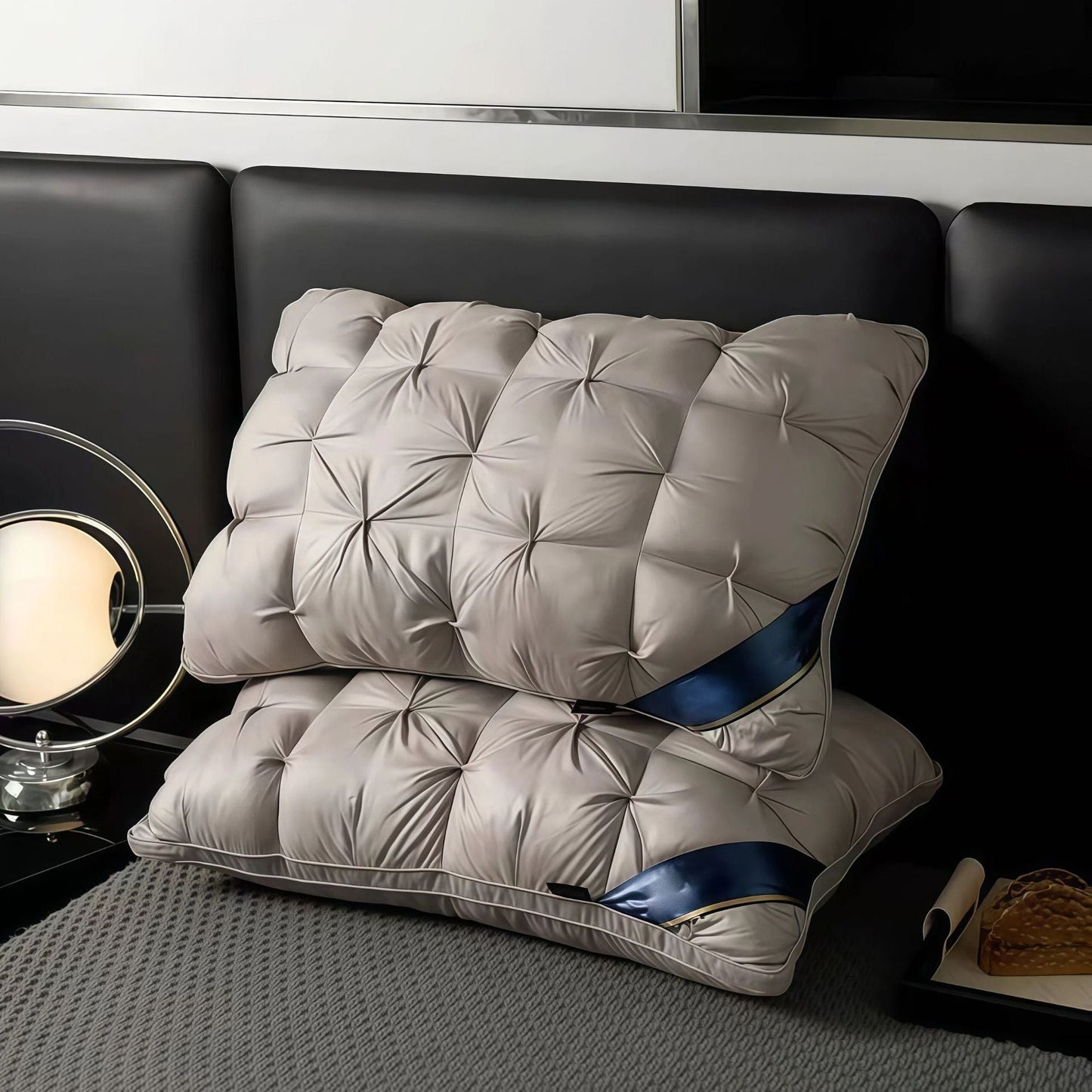 Ergonominen niskatyyny – Hengittävä, pehmeä & 3D-tikkausteknologialla (1 kpl)