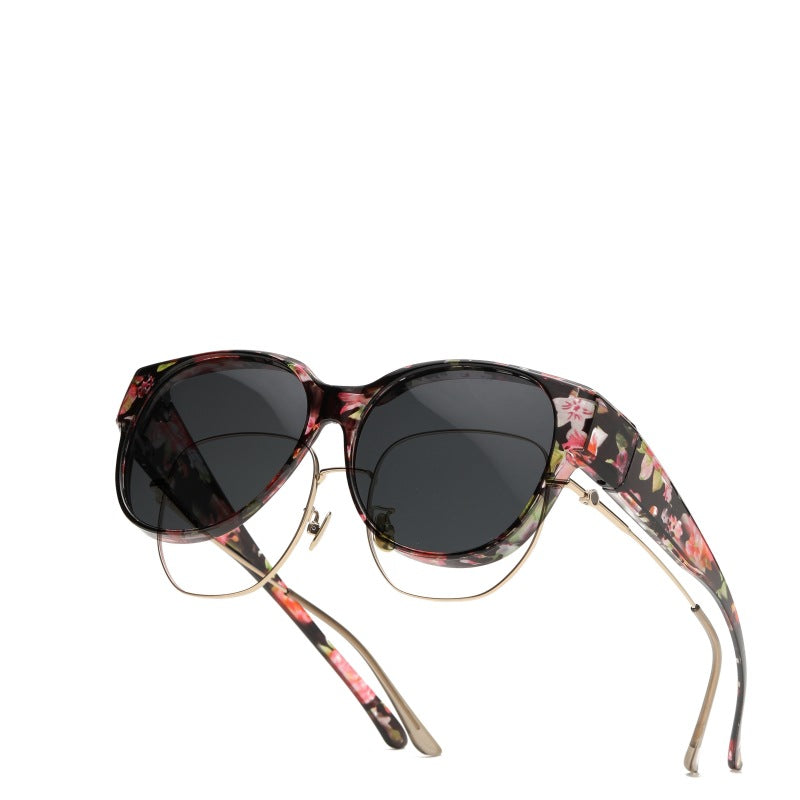 🕶 Uudet oversized cat-eye -aurinkolasit – Polarisoidut linssit & UV400-suoja