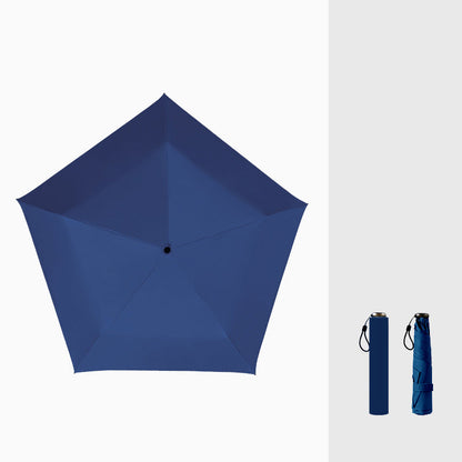 Ultrakevyt hiilikuituvarjo – UV-suoja (musta pinnoite) aurinkoon ja sateeseen ☂️