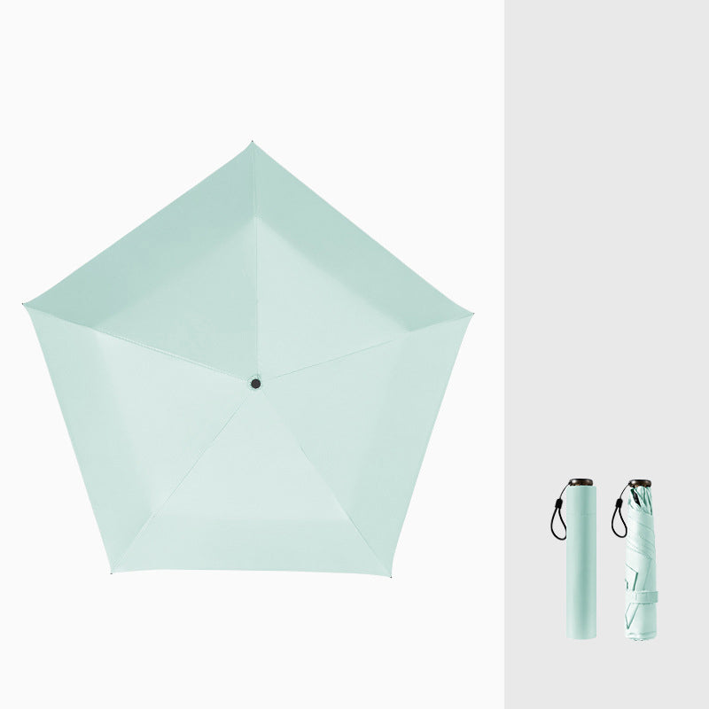 Ultrakevyt hiilikuituvarjo – UV-suoja (musta pinnoite) aurinkoon ja sateeseen ☂️