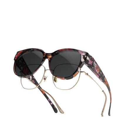 🕶 Uudet oversized cat-eye -aurinkolasit – Polarisoidut linssit & UV400-suoja