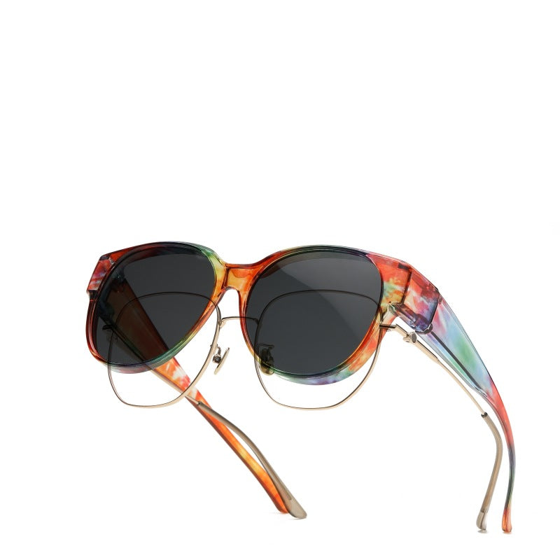🕶 Uudet oversized cat-eye -aurinkolasit – Polarisoidut linssit & UV400-suoja