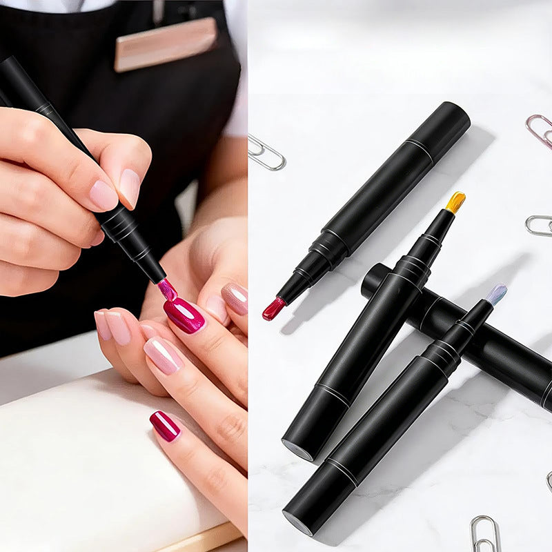 SalonPen – 3-in-1 kynsilakkakynä (UV-lampulla) – 6 kpl pakkaus