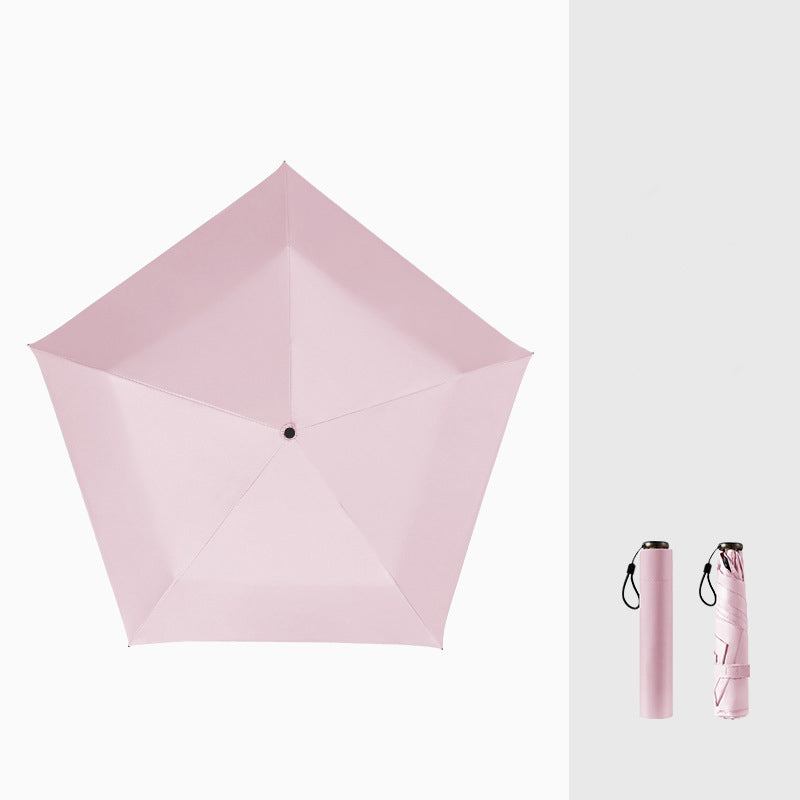 Ultrakevyt hiilikuituvarjo – UV-suoja (musta pinnoite) aurinkoon ja sateeseen ☂️