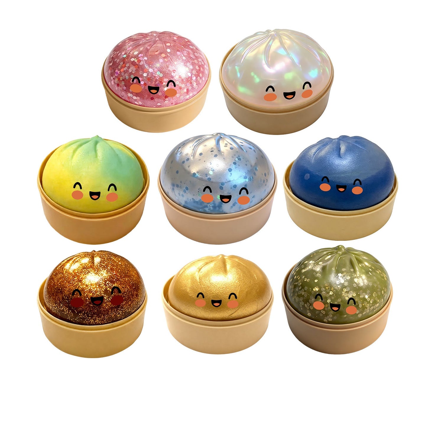✨ Kimalteleva dumpling-puristelelu