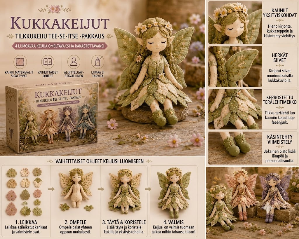 Maaginen keiju-askartelusetti 🧚‍♀️