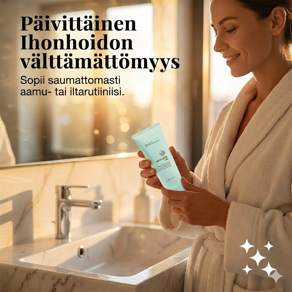 Kuorintageeli yrttiuutteilla
