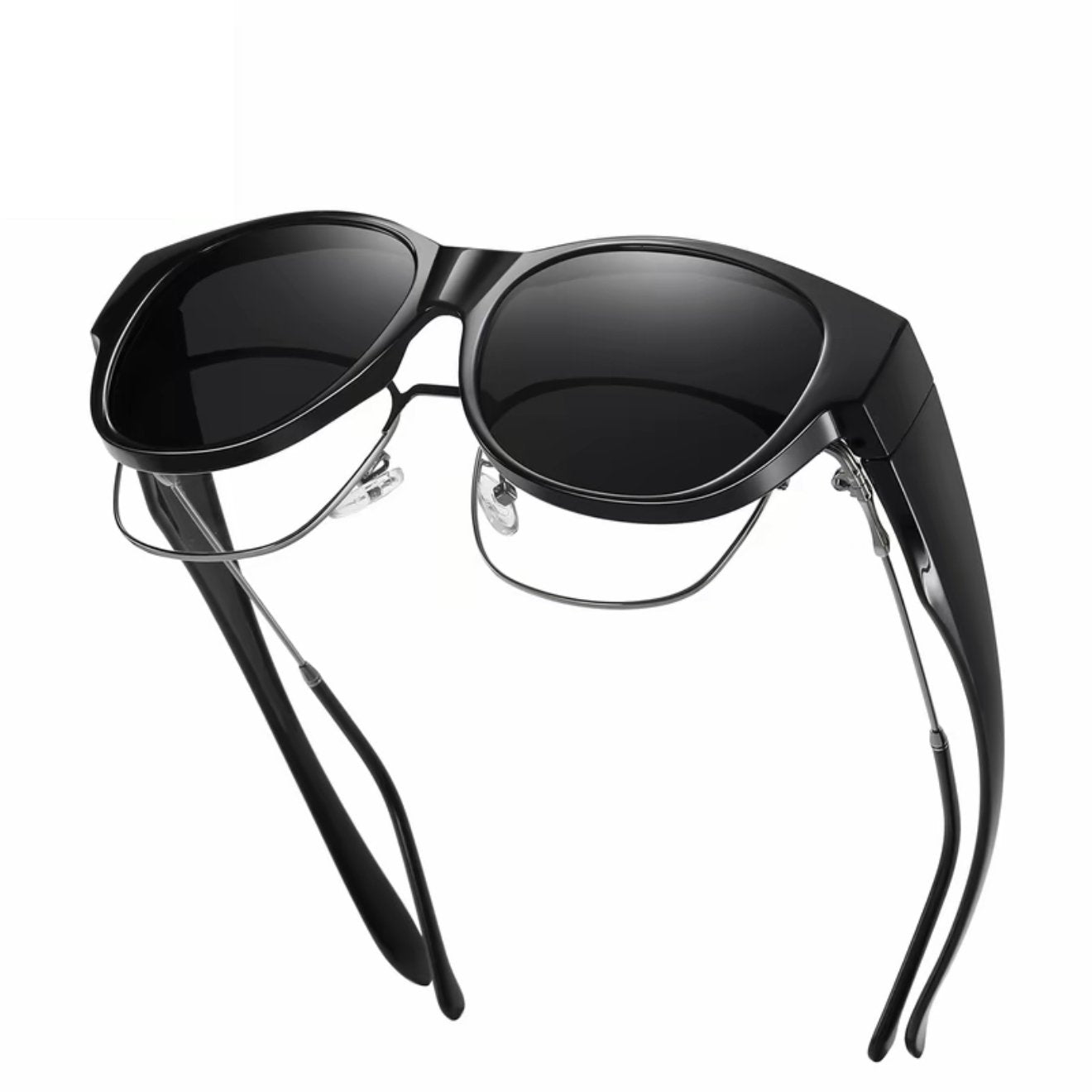 🕶 Uudet oversized cat-eye -aurinkolasit – Polarisoidut linssit & UV400-suoja